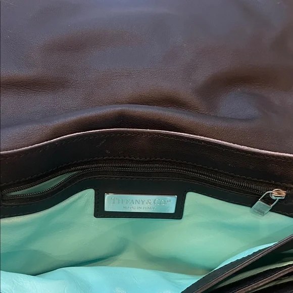 Tiffany & Co. - Vintage Gray Suede Bag - Made in Italy - Picture 5 of 17